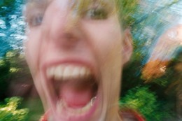 Manic woman