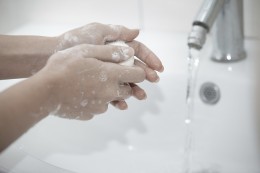 Washing hands